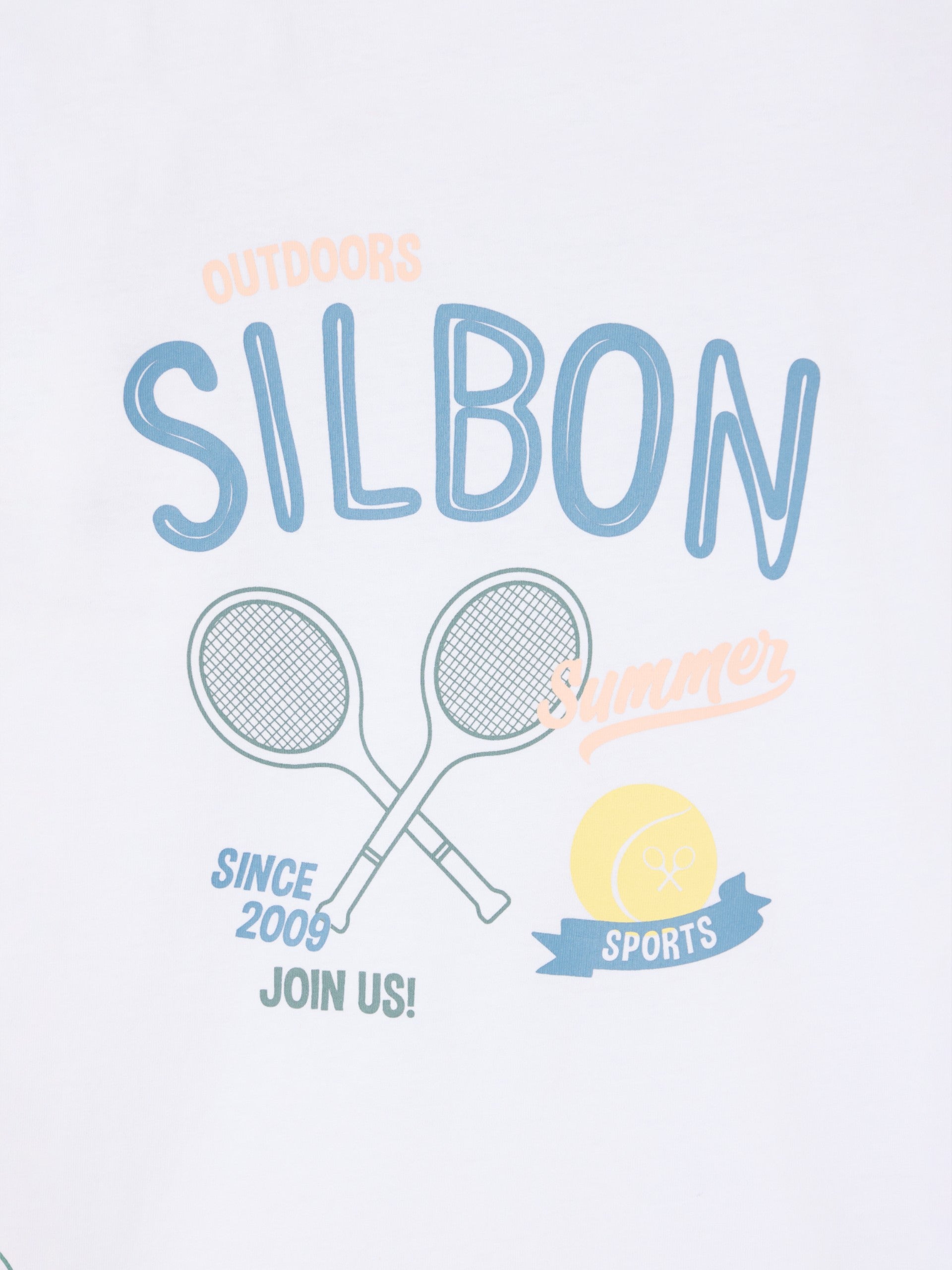 Camiseta kids summer sport blanco