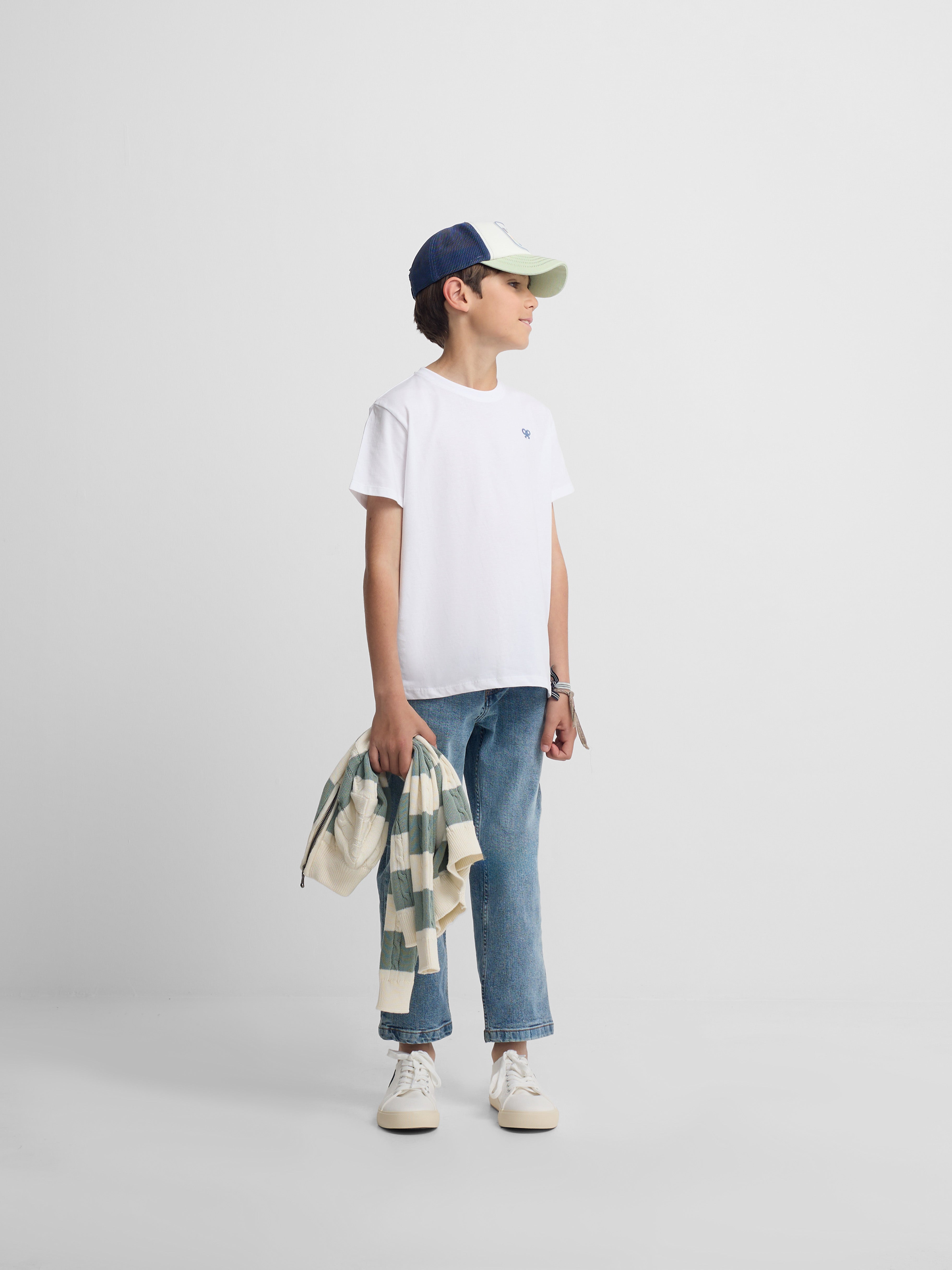 Camiseta kids summer sport blanco