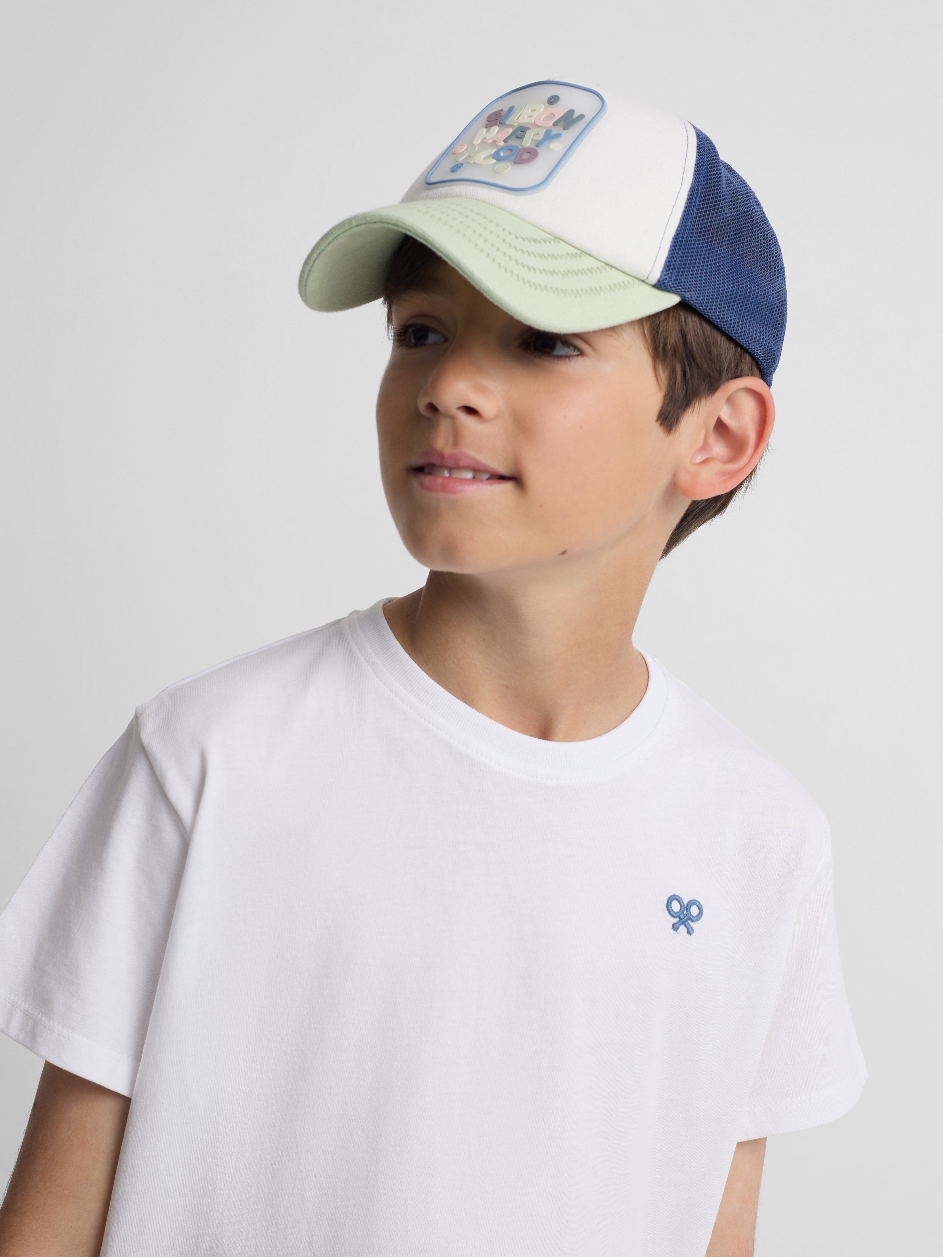 Camiseta kids summer sport blanco