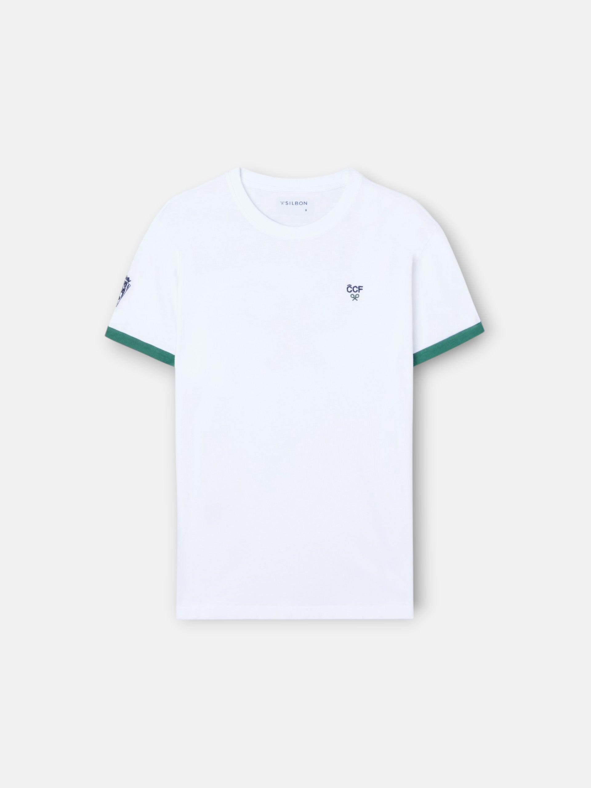 Camiseta kids silbon CCF blanca