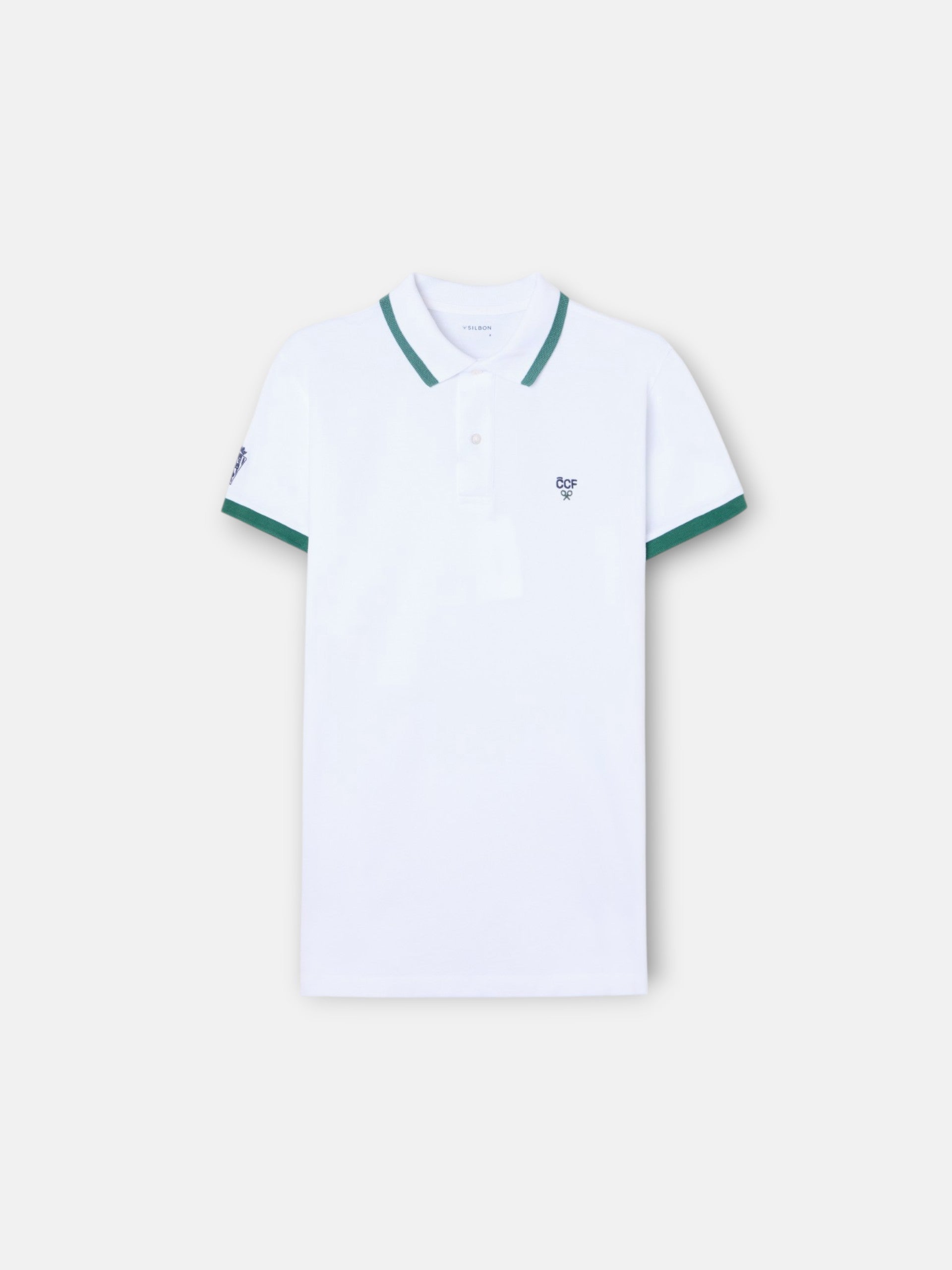 Polo kids silbon CCF blanco