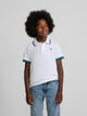 Polo kids silbon CCF blanco