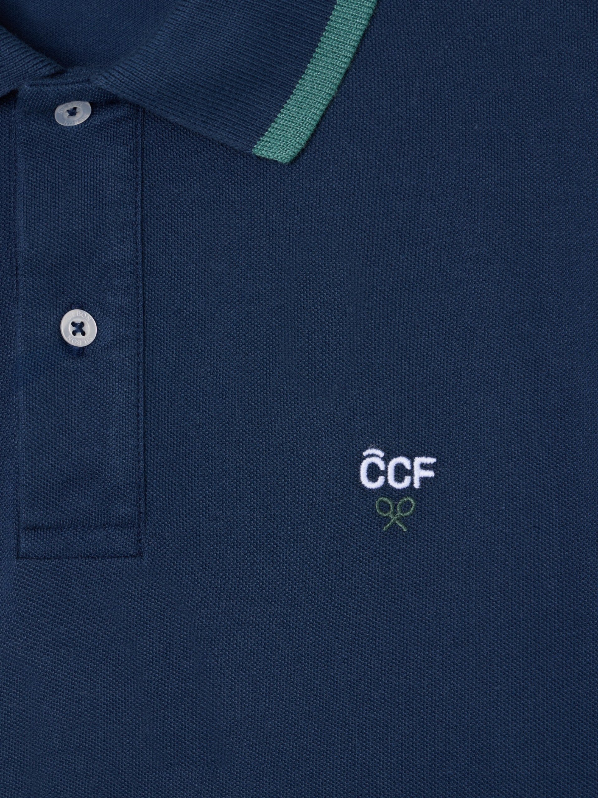 Silbon CCF navy blue kids polo
