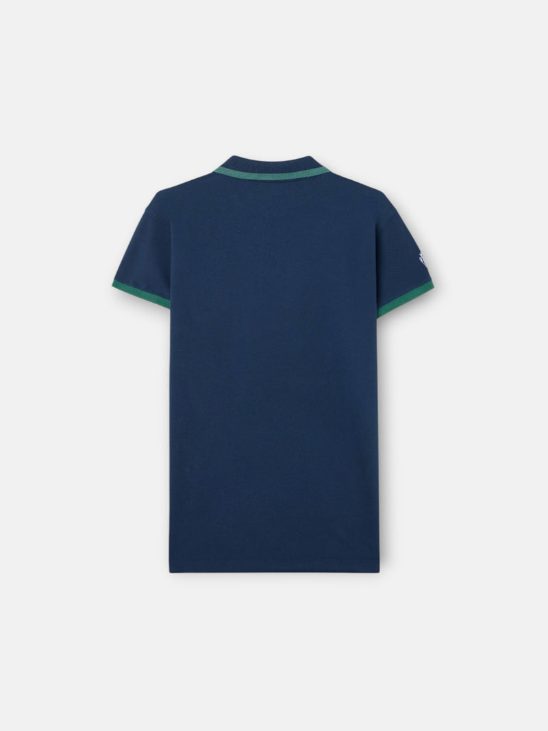 Polo criança Silbon CCF azul-marinho