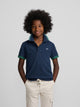 Silbon CCF navy blue kids polo
