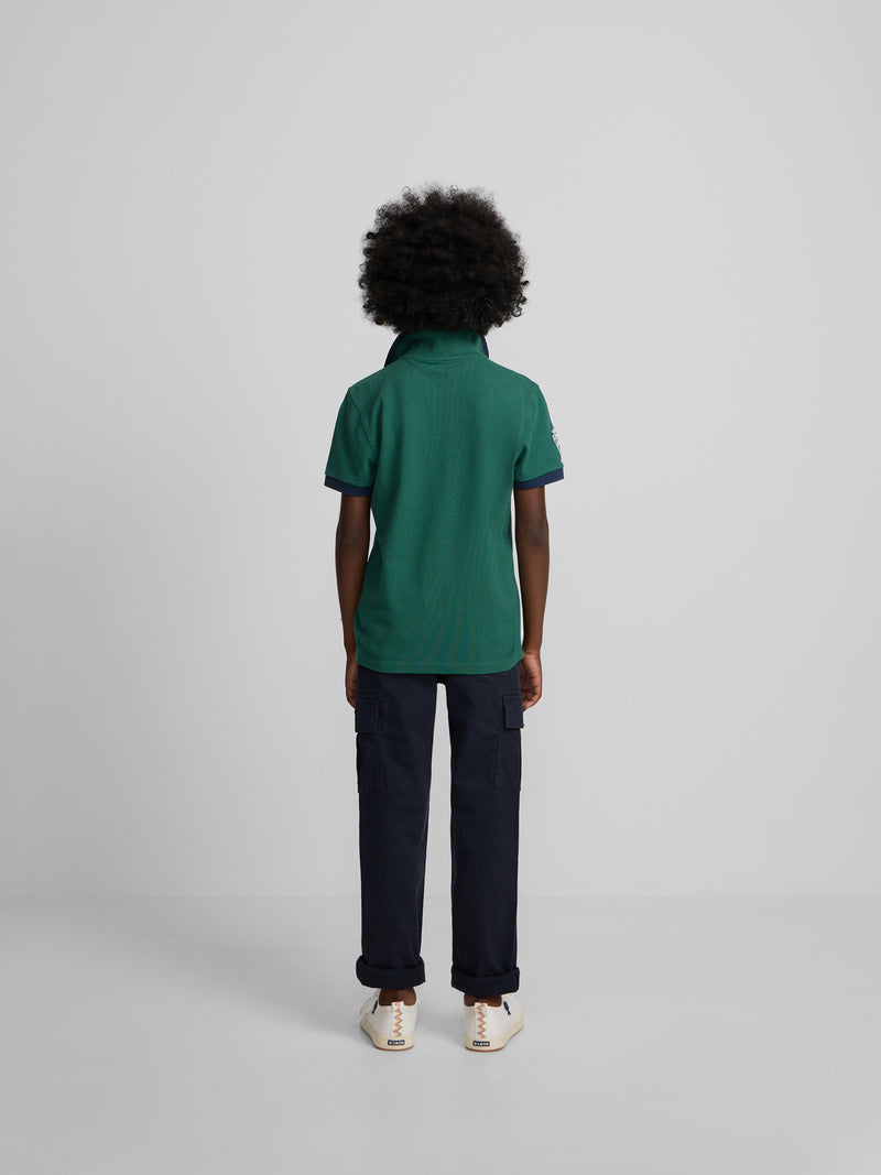 Polo kids silbon CCF verde