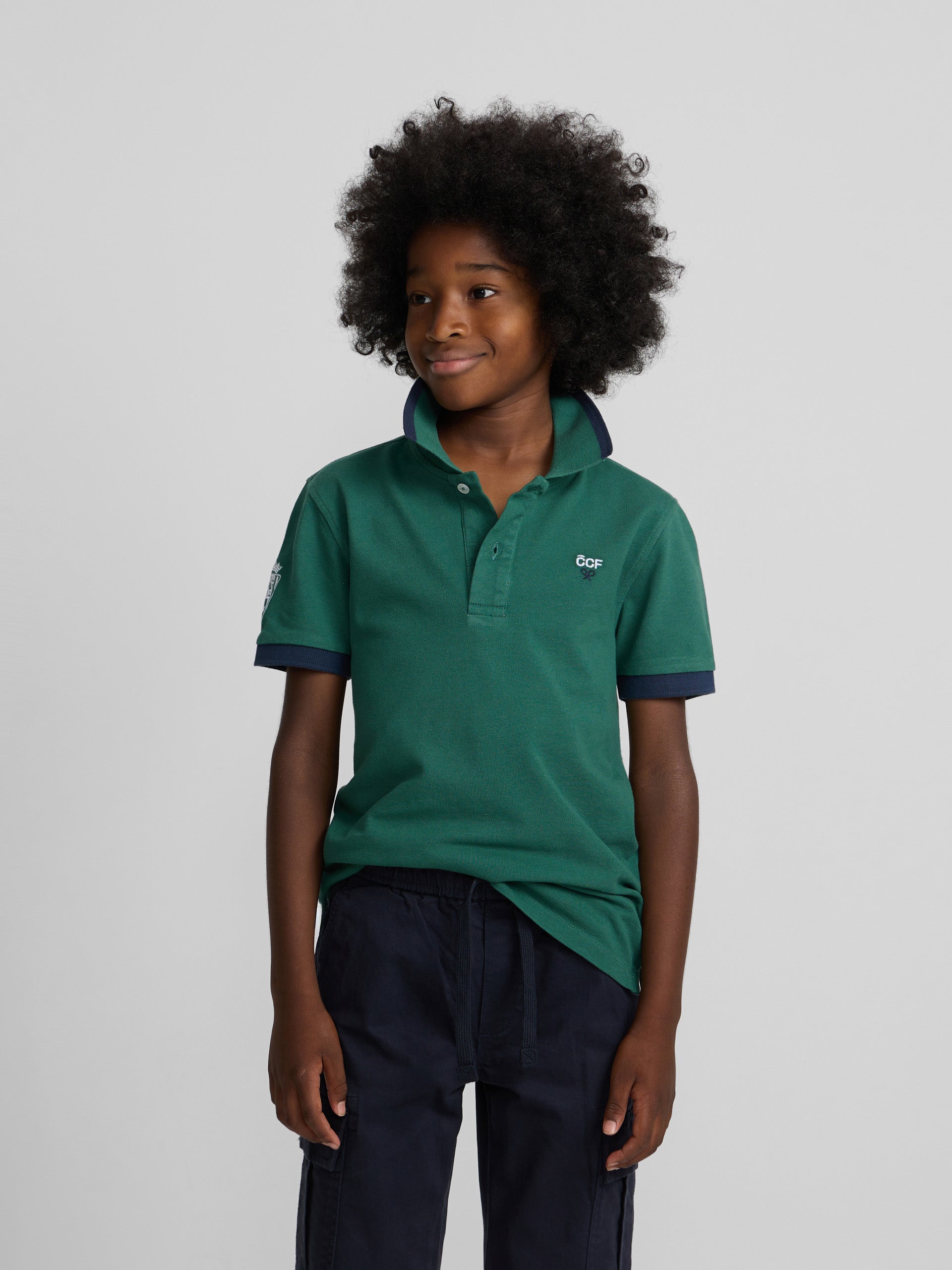 Polo kids silbon CCF verde