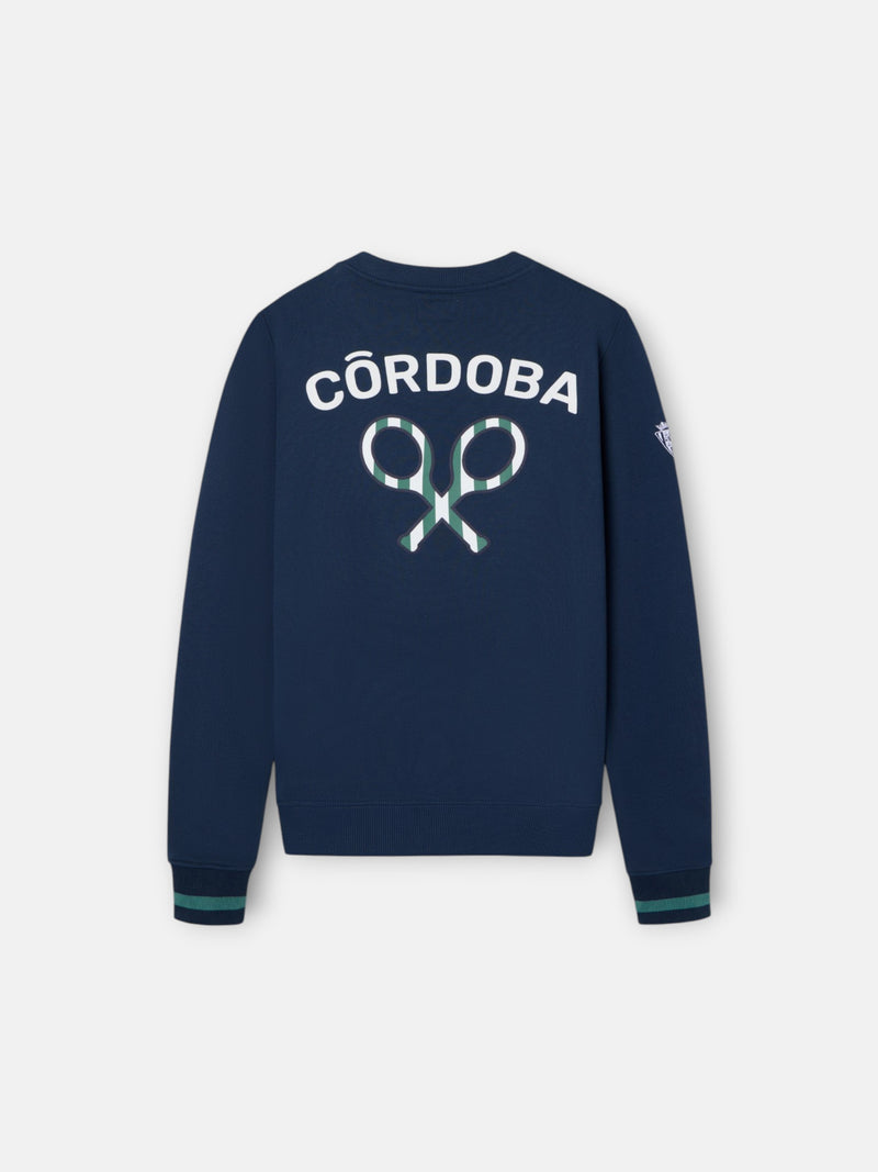 Sweat-shirt enfant Silbon CCF bleu marine