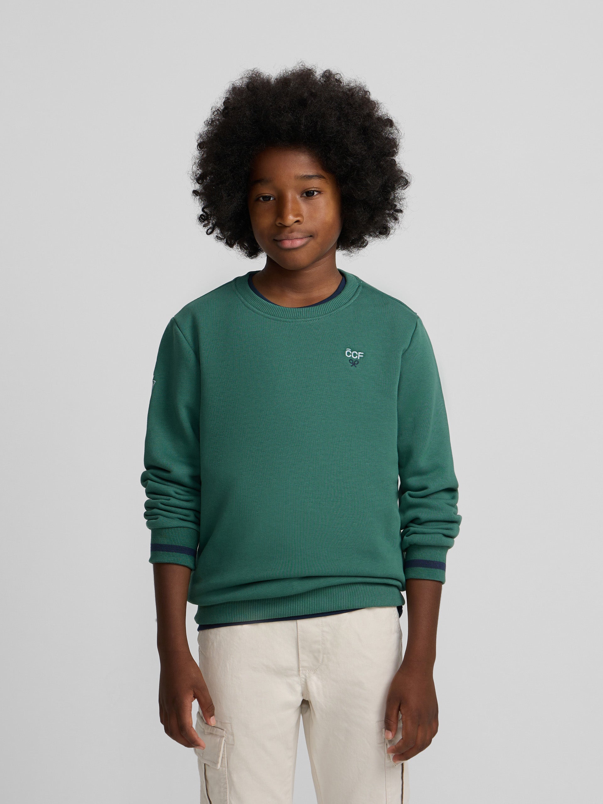 Sudadera kids silbon CCF verde