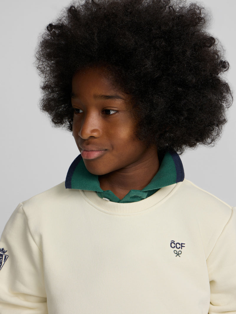 Silbon CCF kids sweatshirt cream