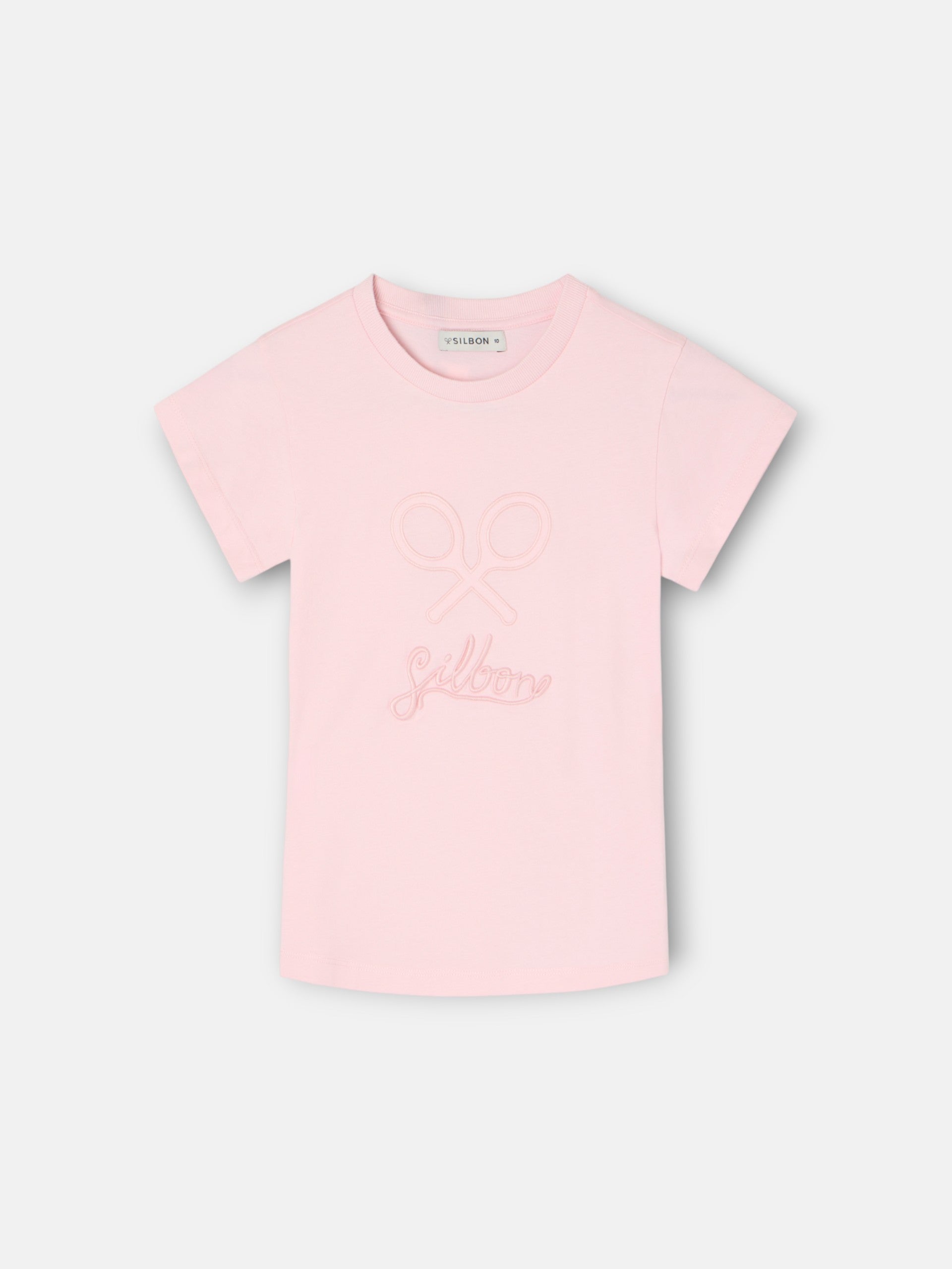 Camisola clássica rosa para menina