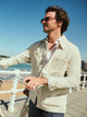 Medium beige linen overshirt