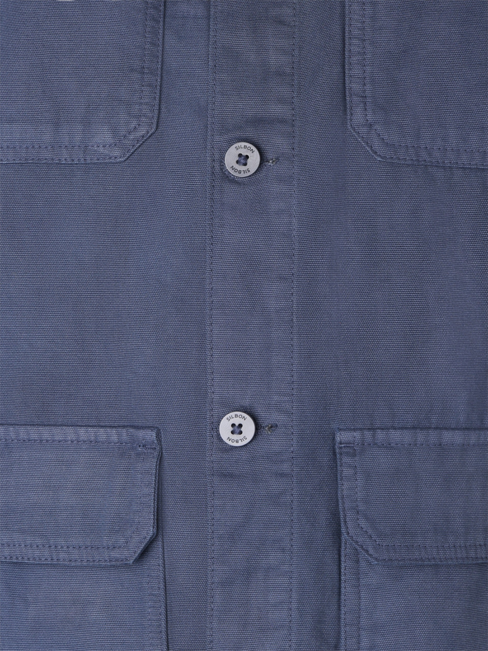 Cruise navy blue overshirt with pockets