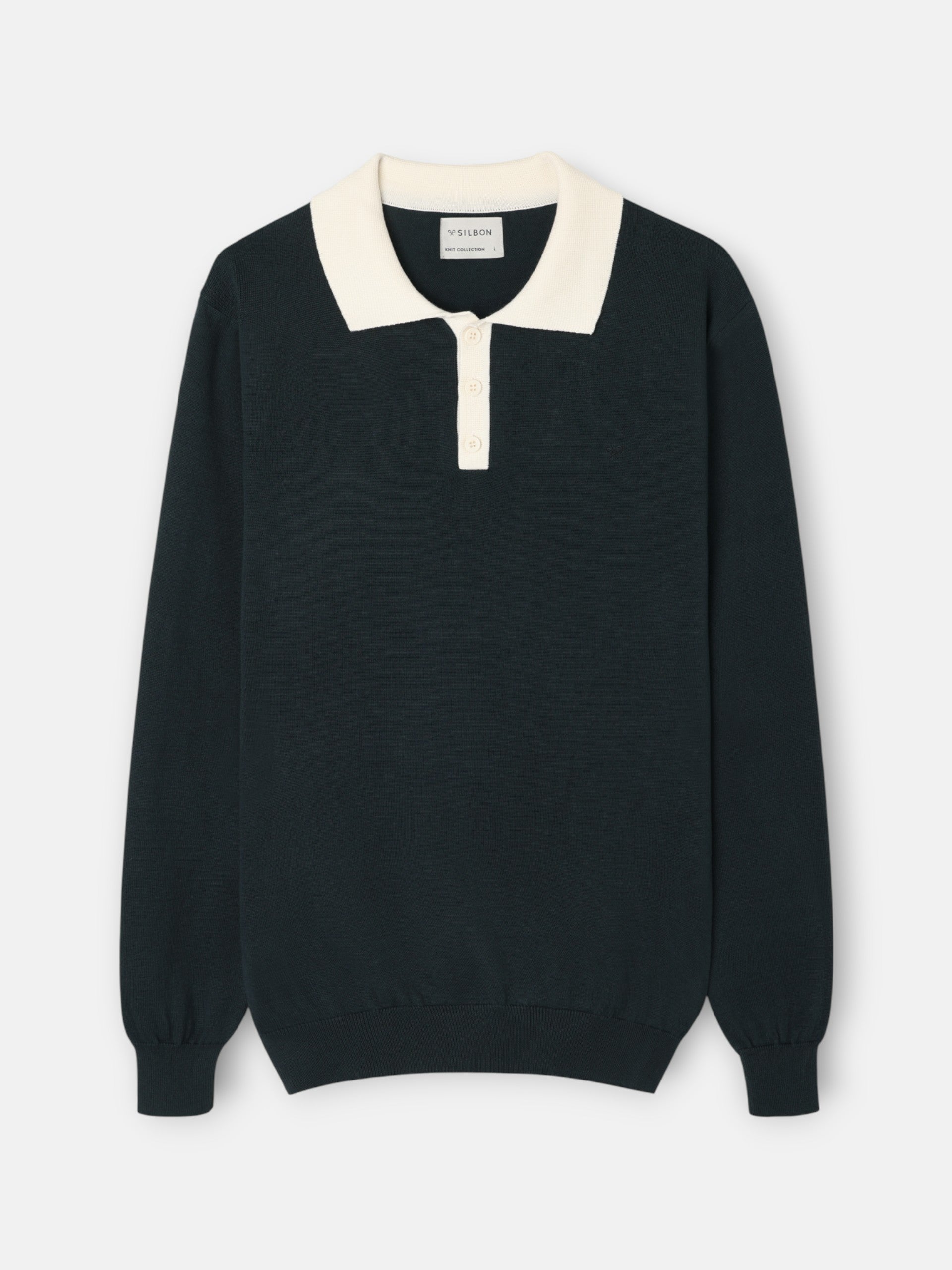 Pull col polo cruise vert