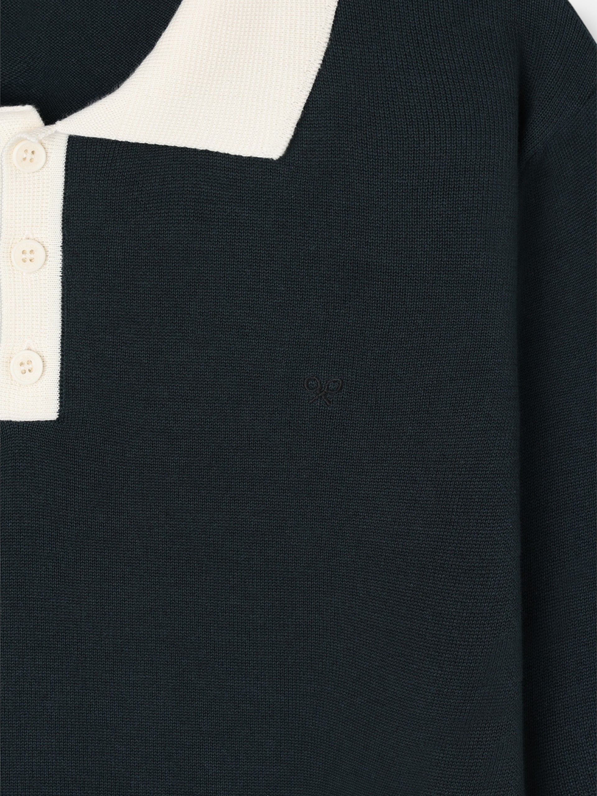 Pull col polo cruise vert