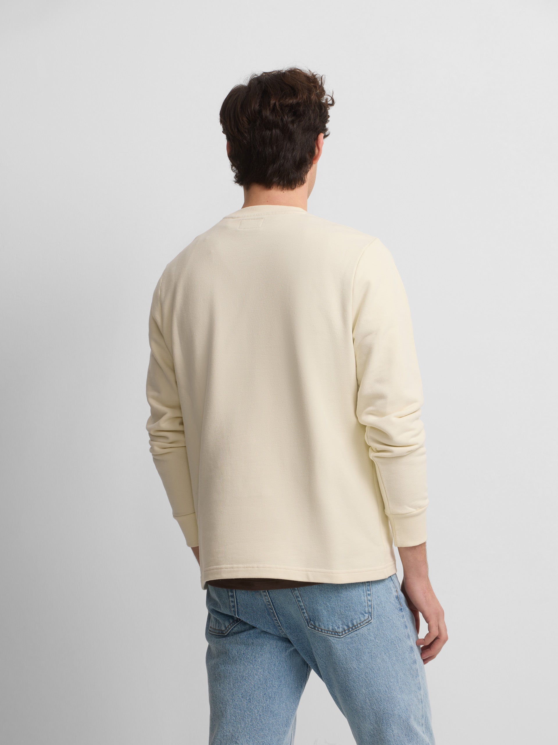 Sudadera bolsillo cruise crema