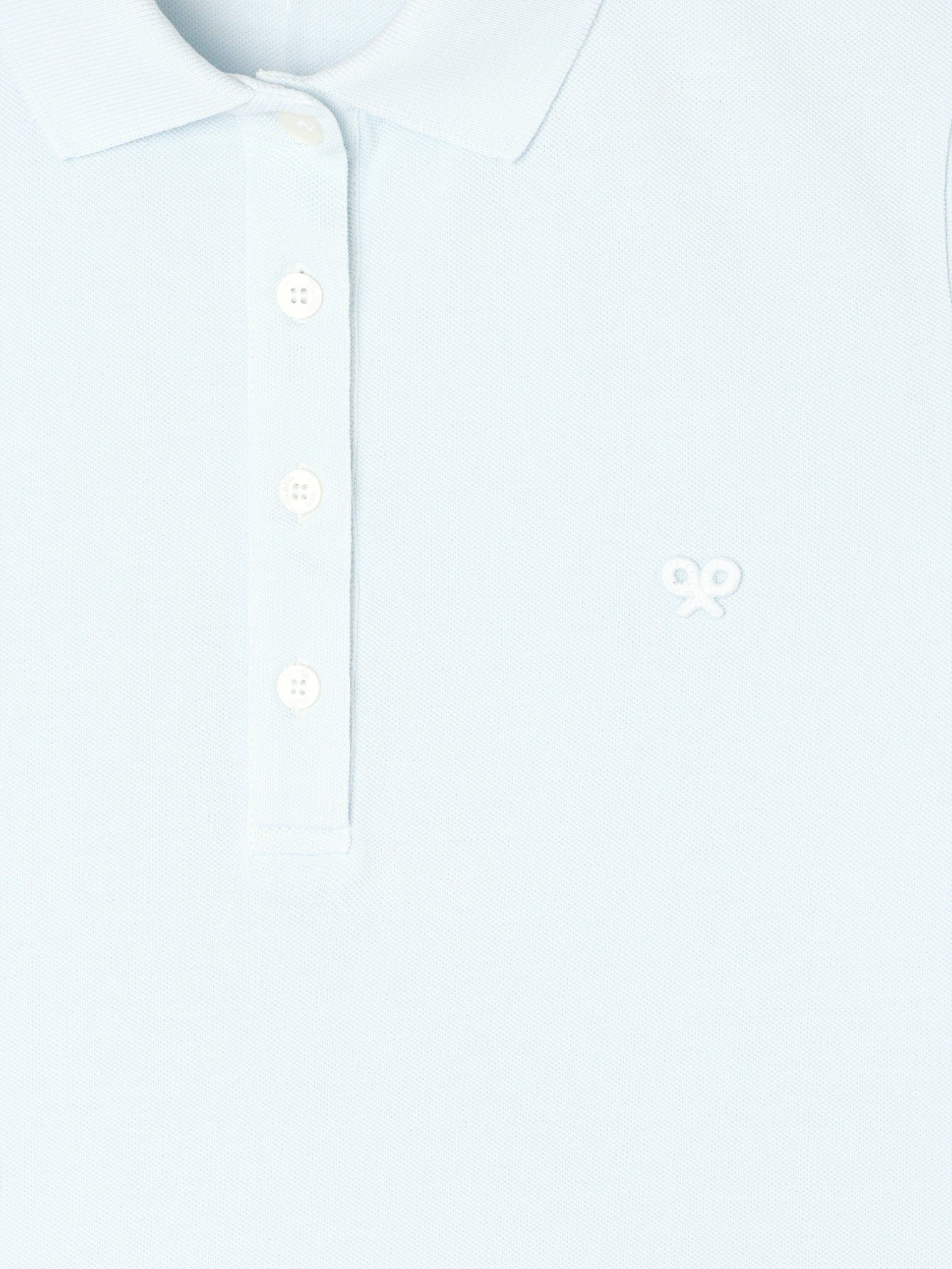 Polo woman clasico celeste