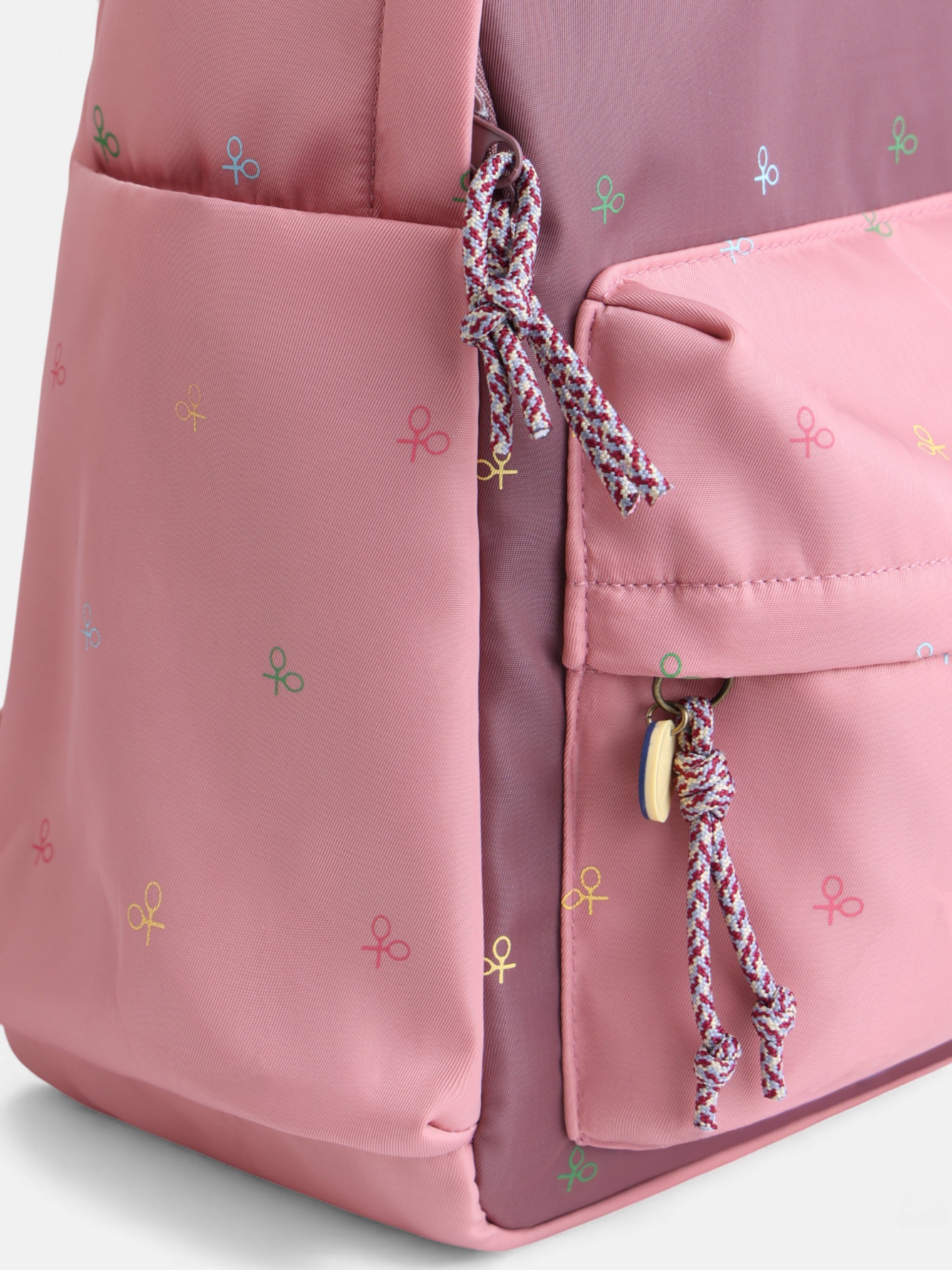 Girl's pink multi-racket backpack