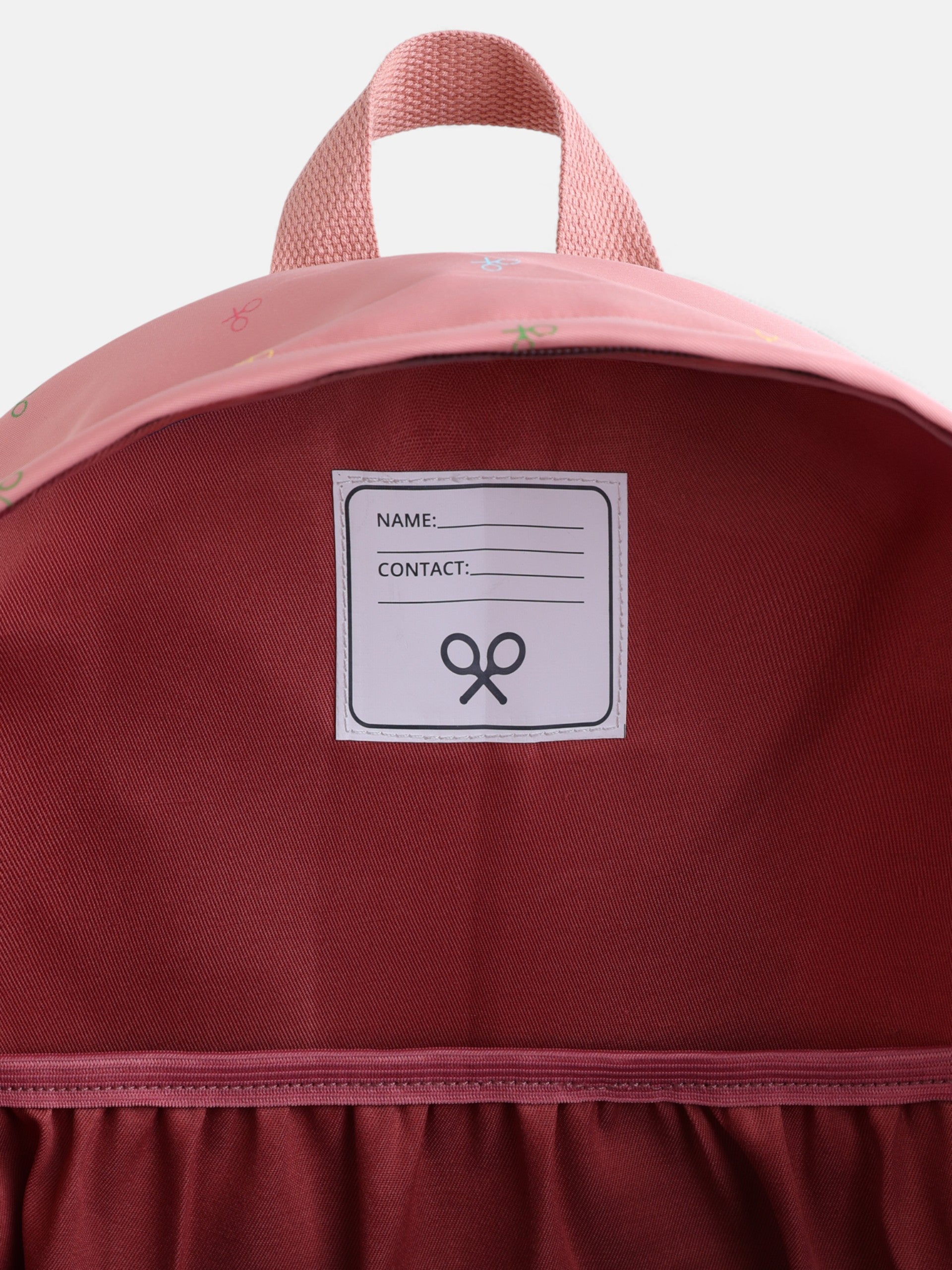 Girl's pink multi-racket backpack
