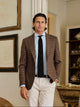 Brown houndstooth blazer