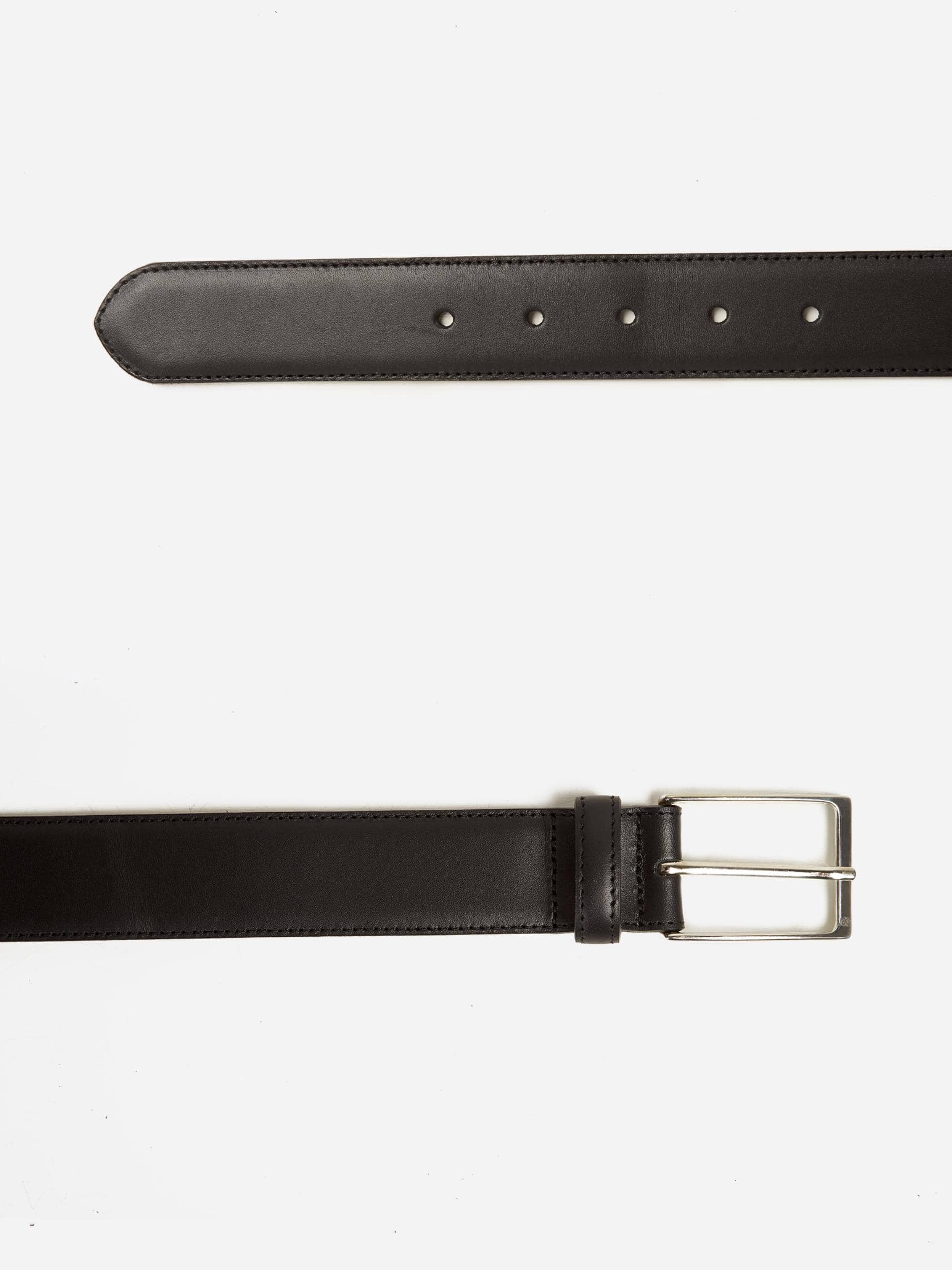Cinturon vestir piel negro