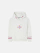 Ethnic Hooded Sweatshirt Girl Off-White