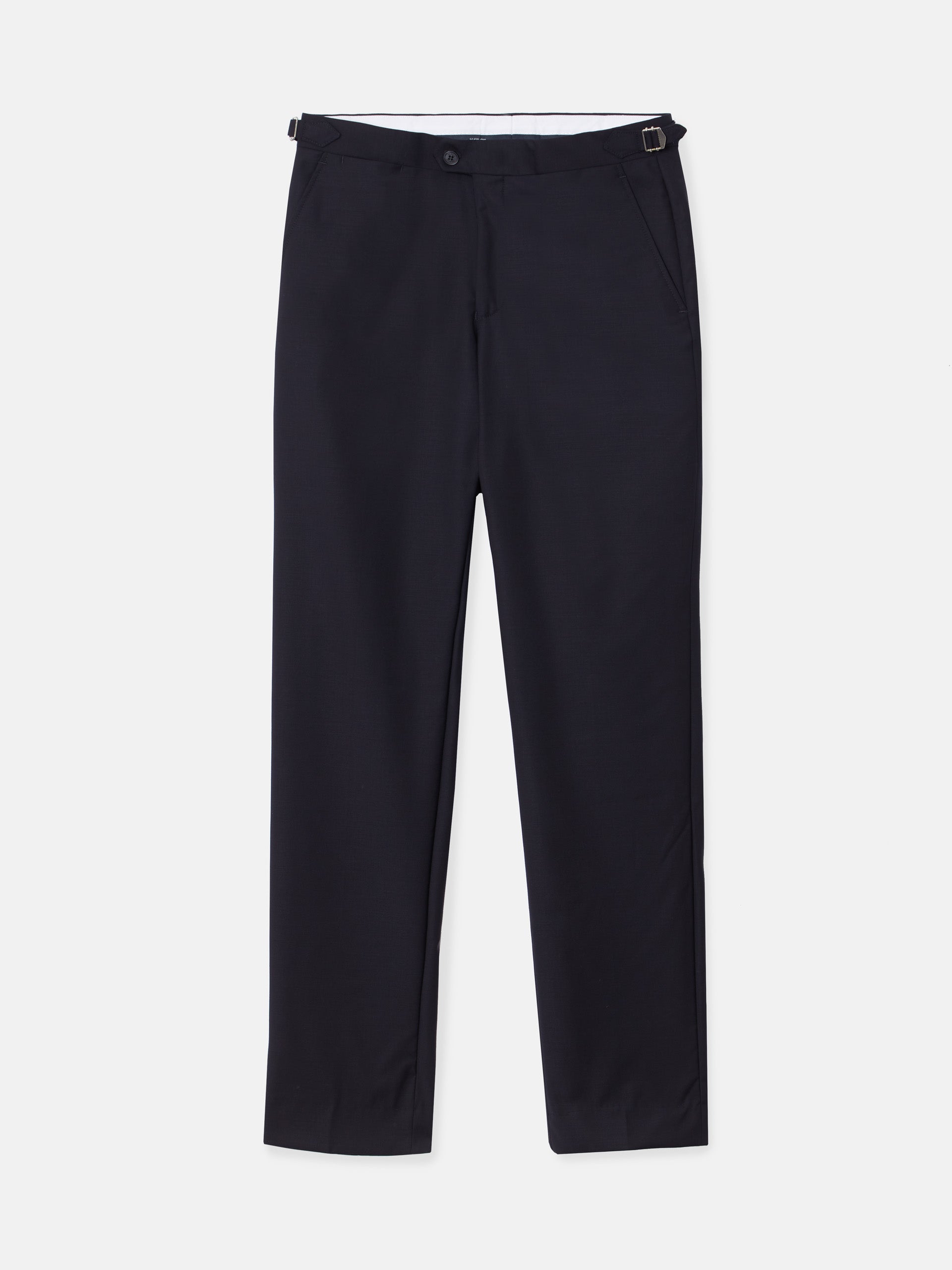 Navy blue chaque stretch trousers
