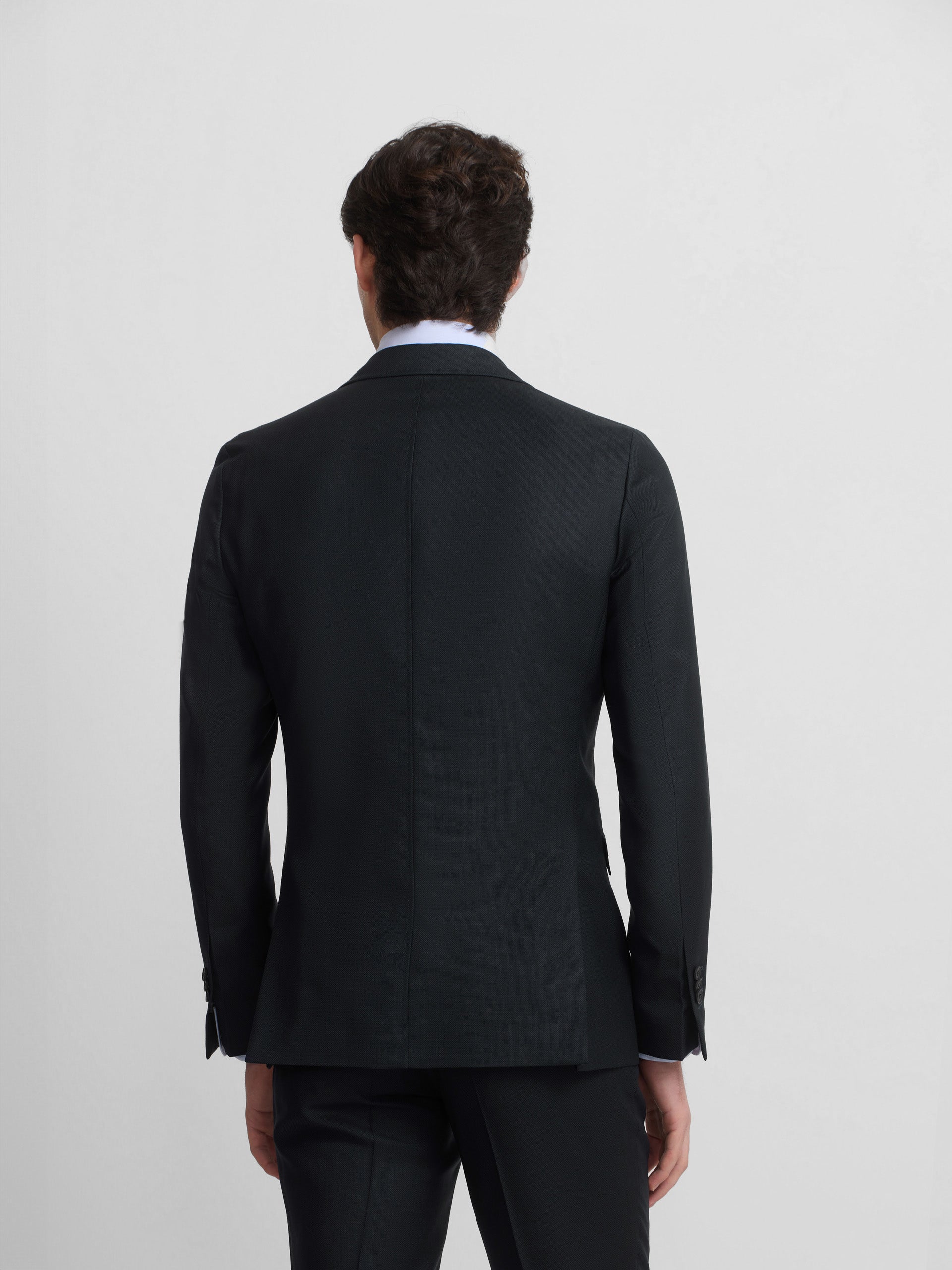 Americana suit ojo de perdiz gris