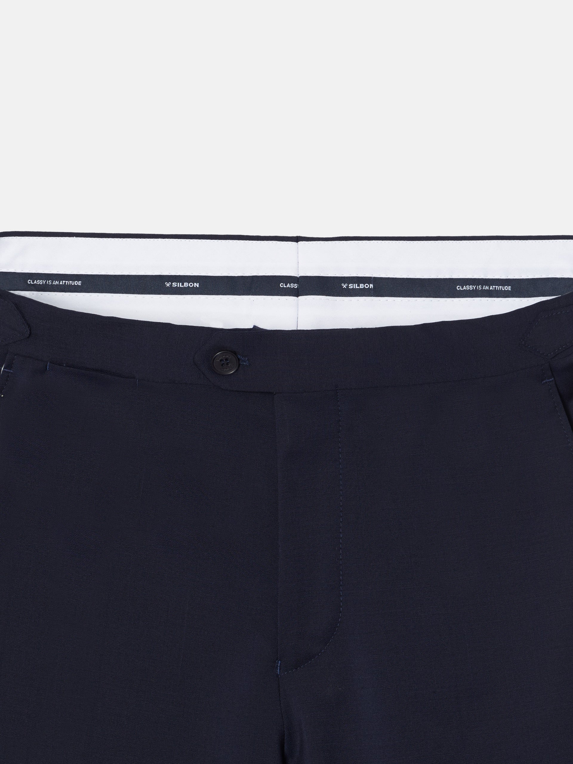 Pantalon chaque stretch azul claro