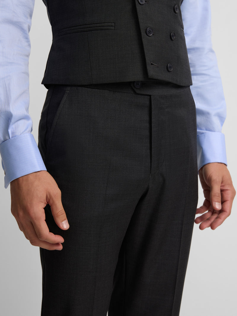 Grey stretch chaque trousers