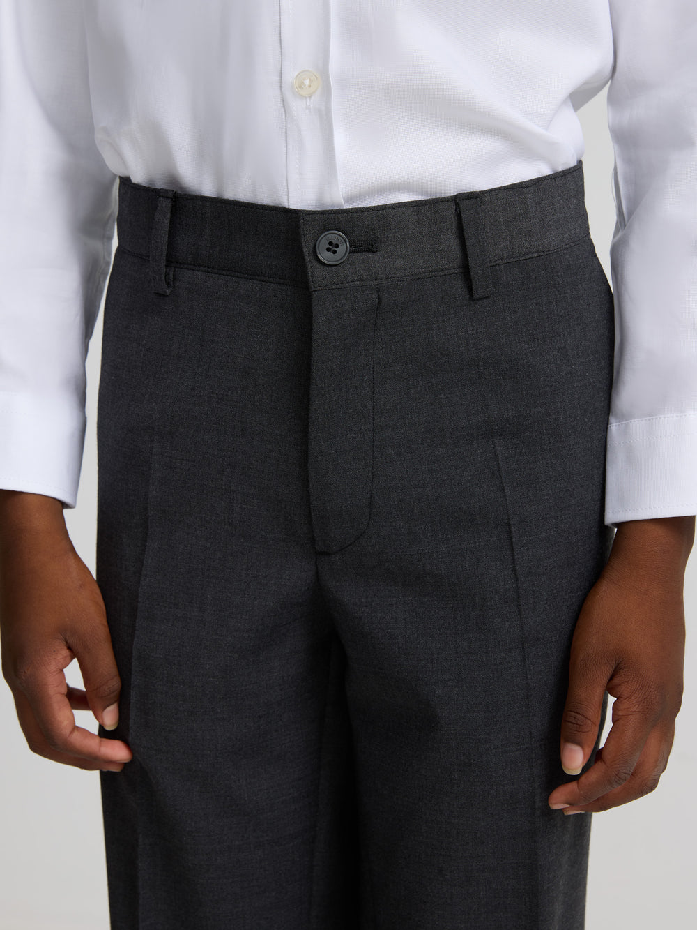 Classic grey dress pants for kids