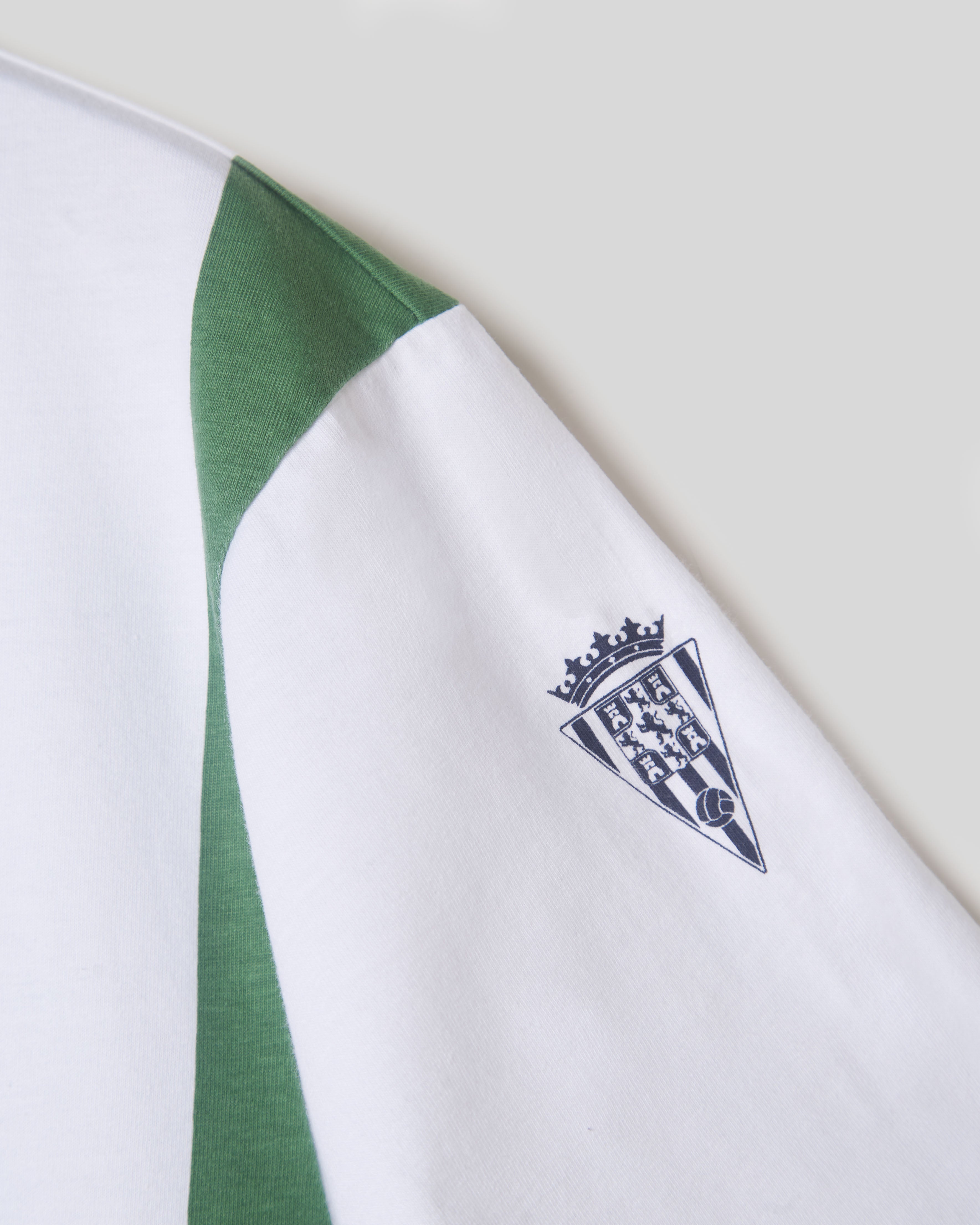 Camiseta retro blanquiverde silbon blanca