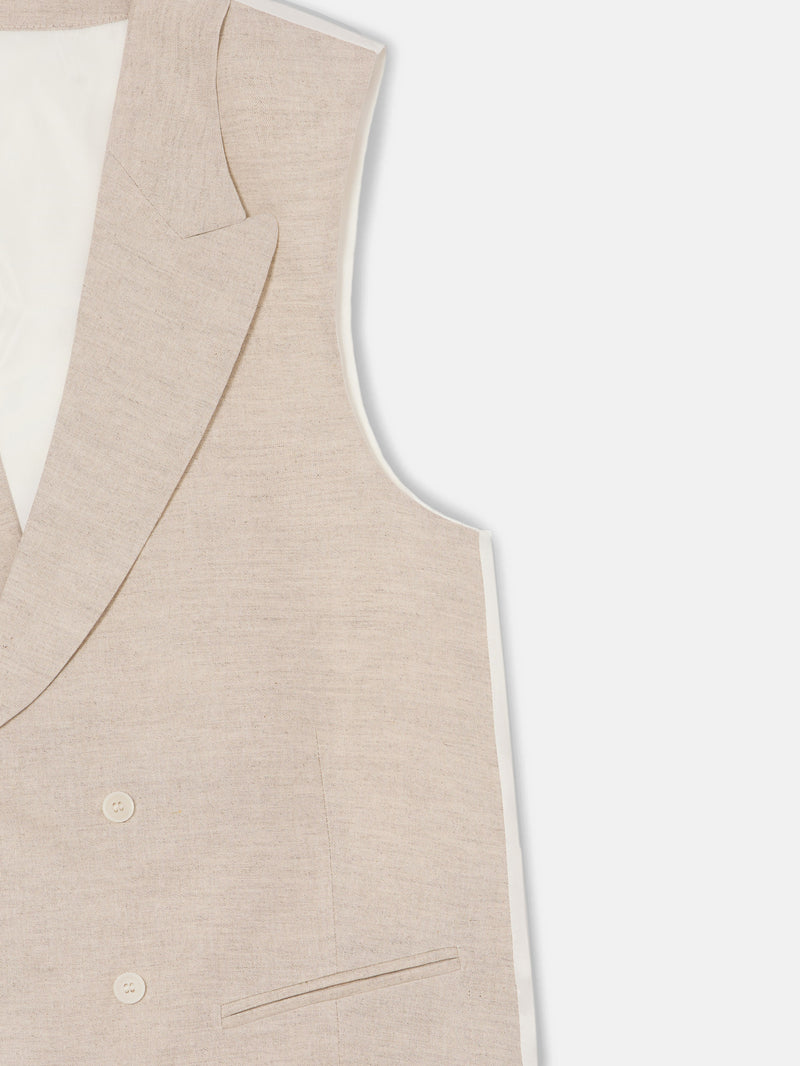 Classic earth-colored dress vest