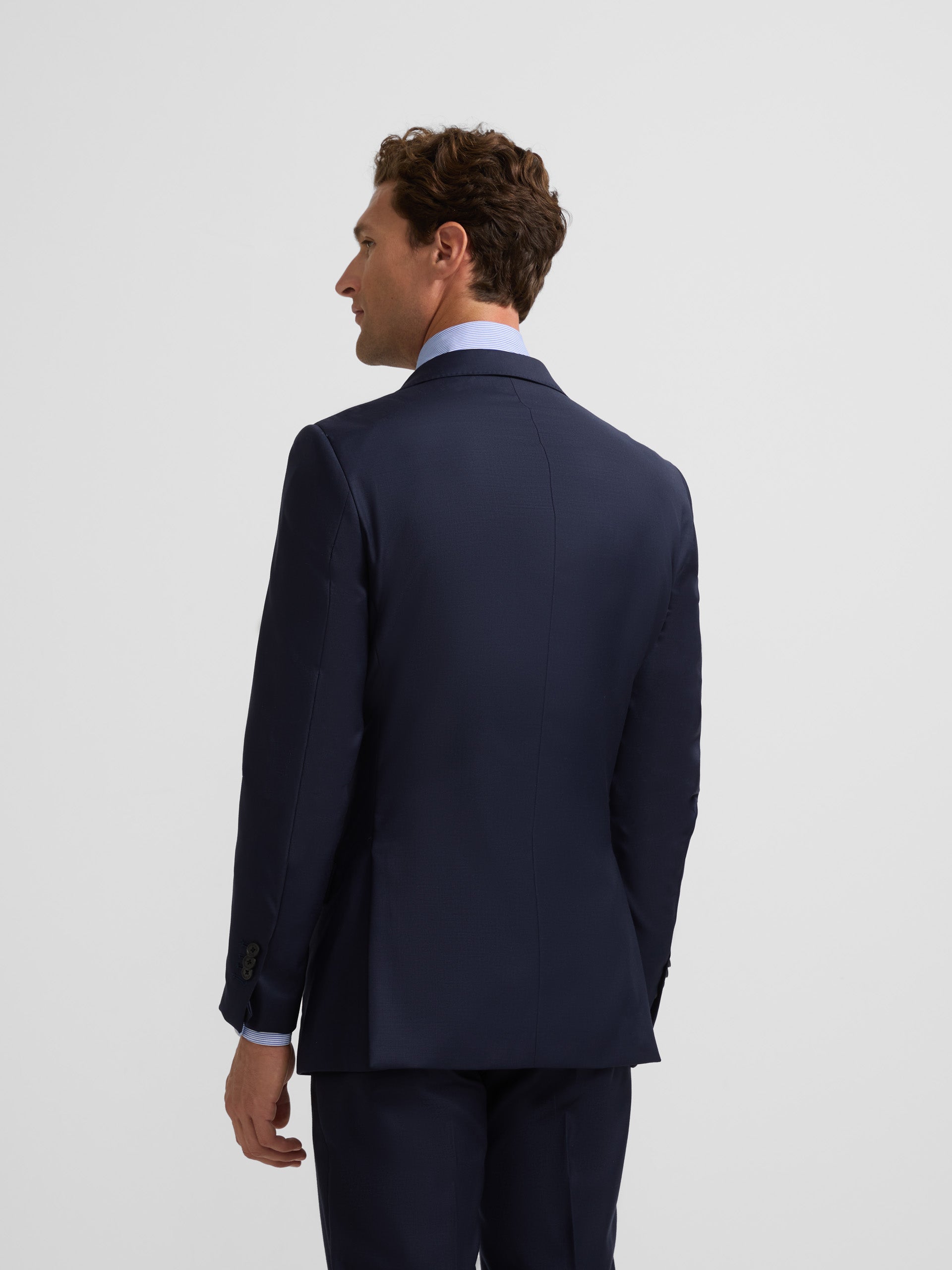 Blazer de fato essential azul médio