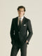 Americana traje natural stretch dark navy