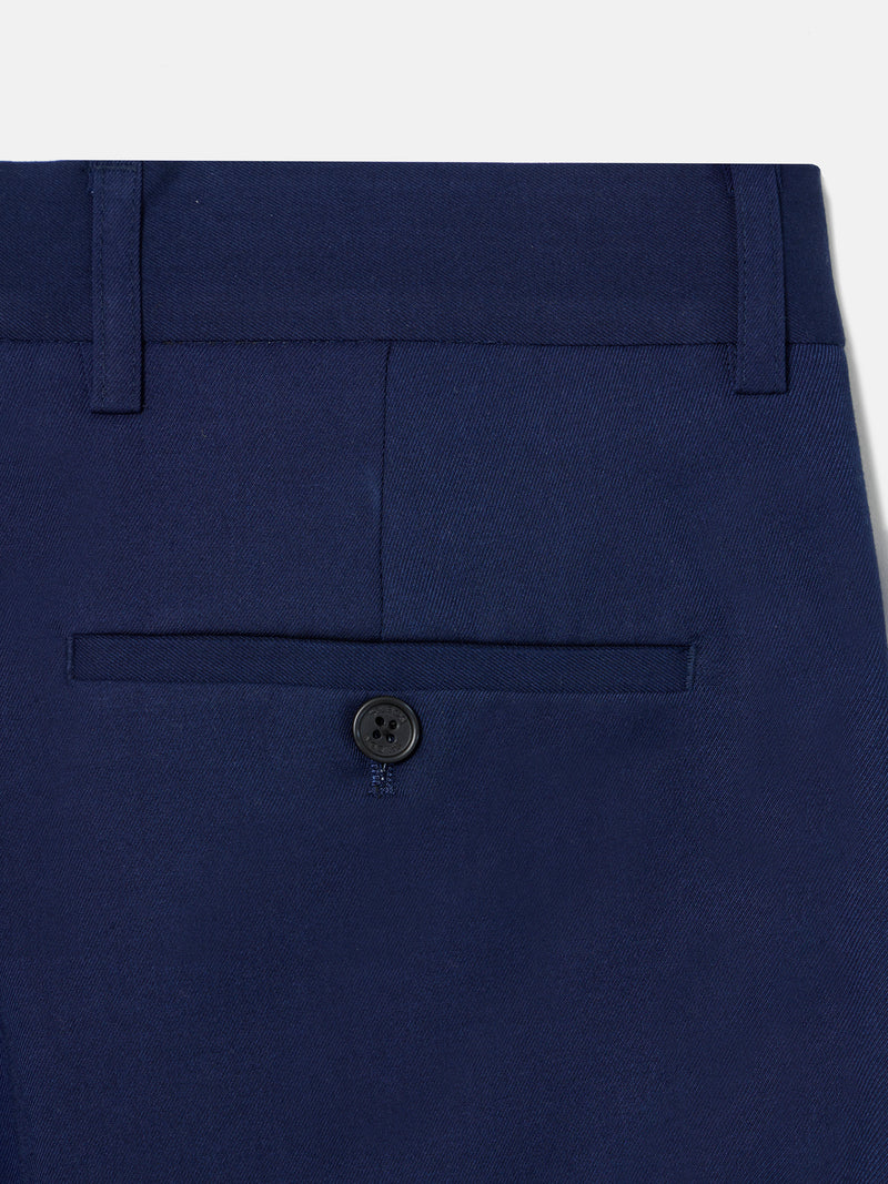 Essential medium blue suit trousers