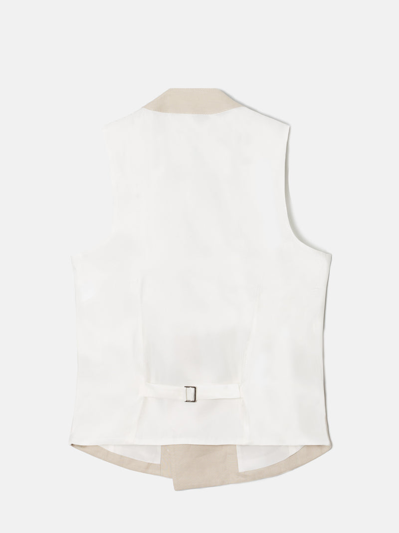 Colete chaque clássico cinzento pérola