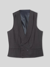 Colete de vestir stretch gola redonda cinzento
