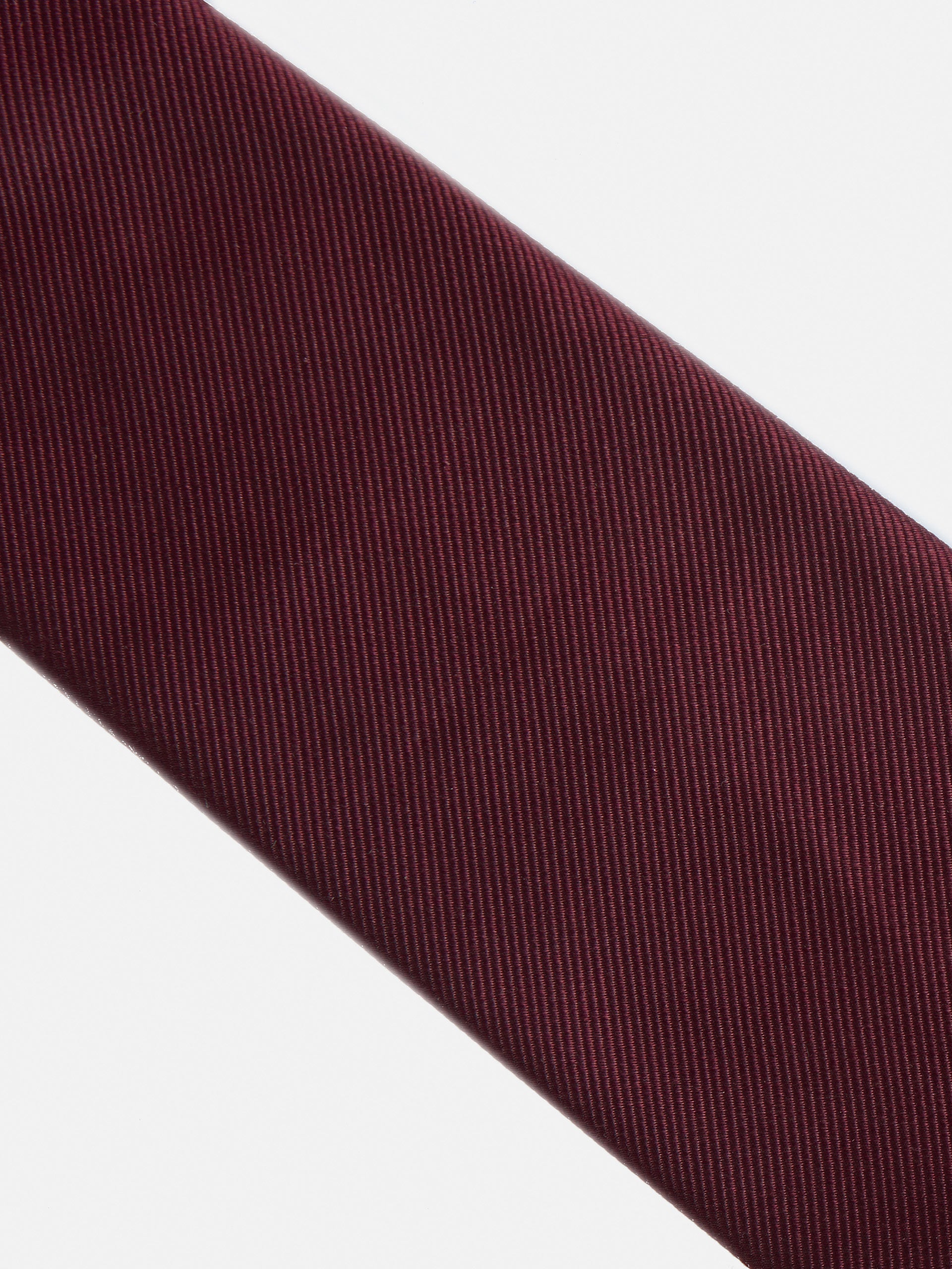 Corbata silbon lisa burdeos