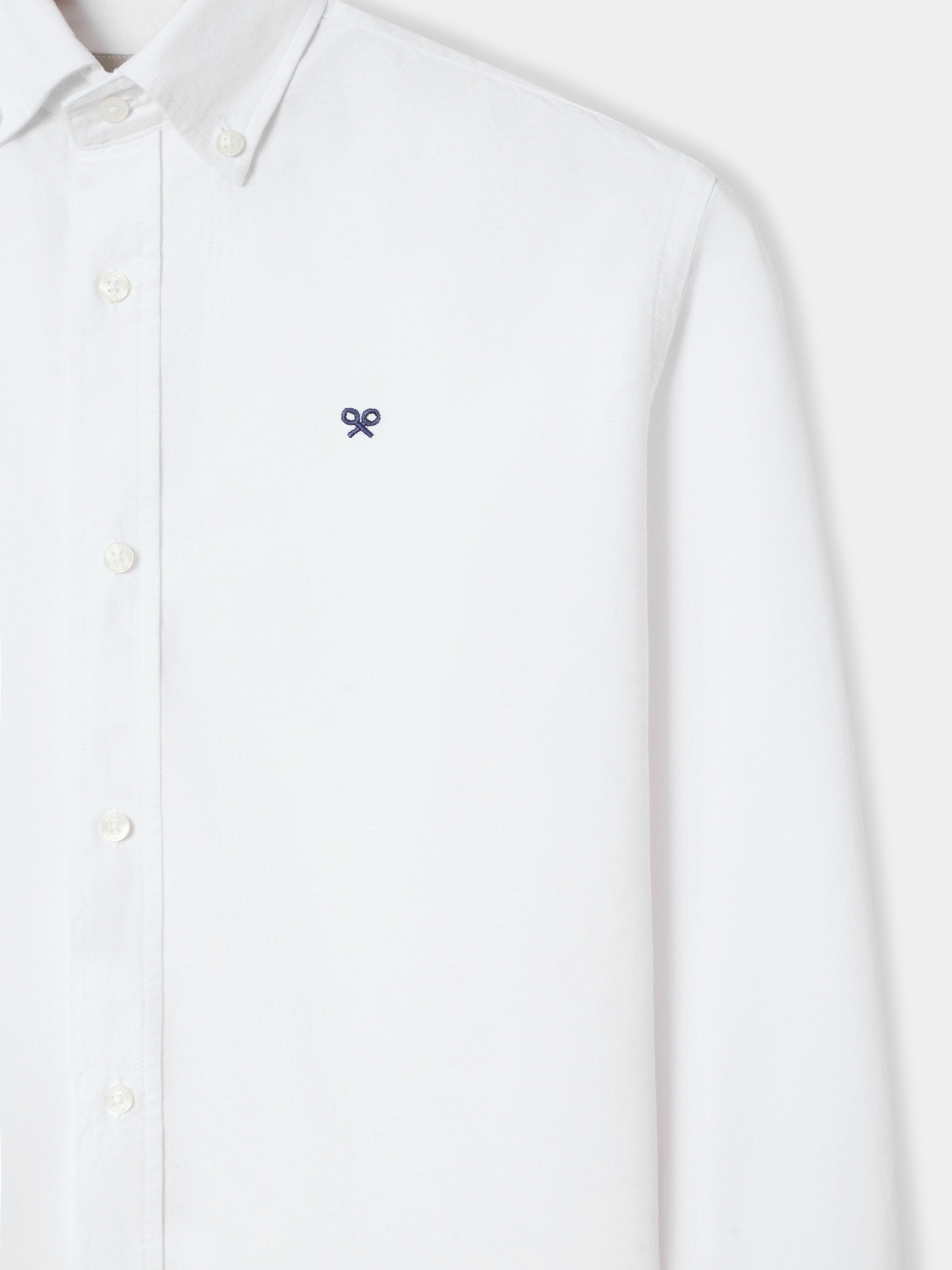 Camisa sport oxford blanca