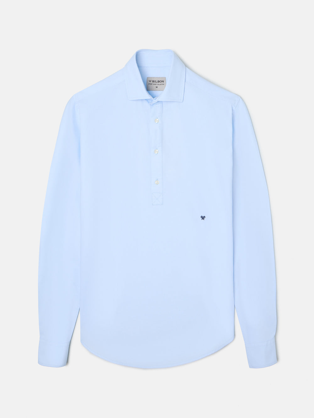 Light blue oxford sport polo