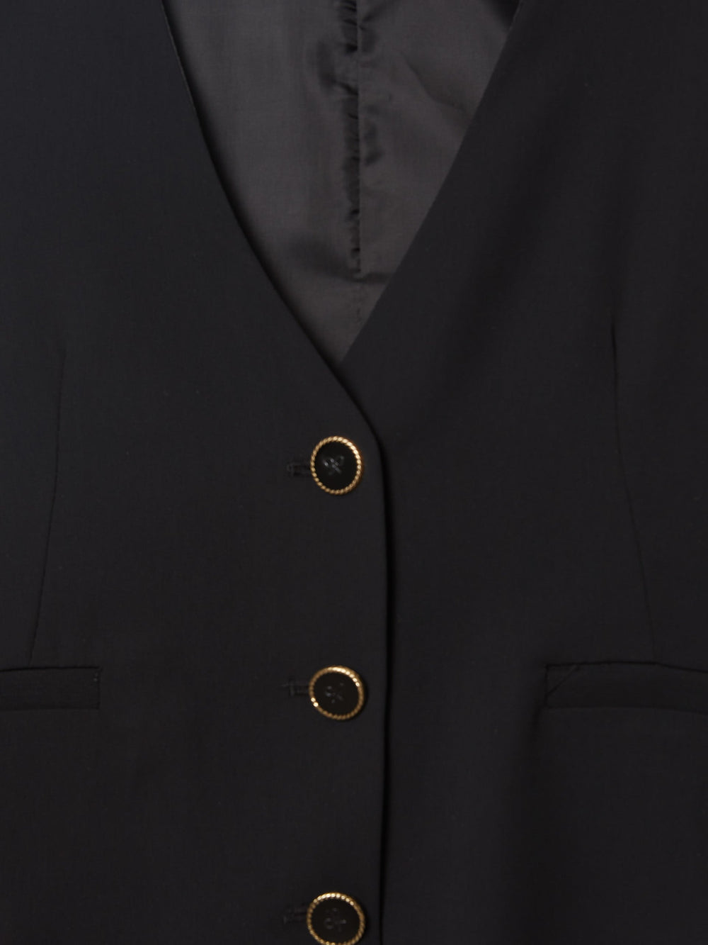 Chaleco woman clasico sastre negro