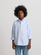 Camisa sport kids clasica oxford celeste