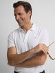 Polo classique uni blanc