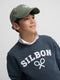Sudadera kids raqueta media azul marino