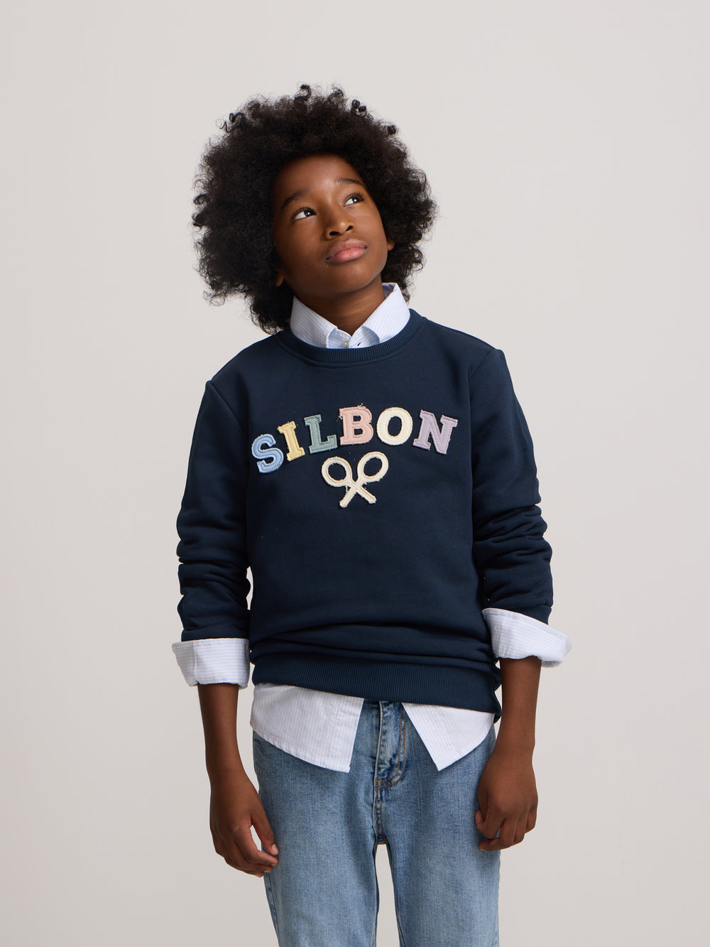 Sudadera kids raqueta media multicolor
