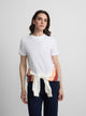 Camiseta mulher sunny raquete branca