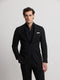Classic black suit jacket