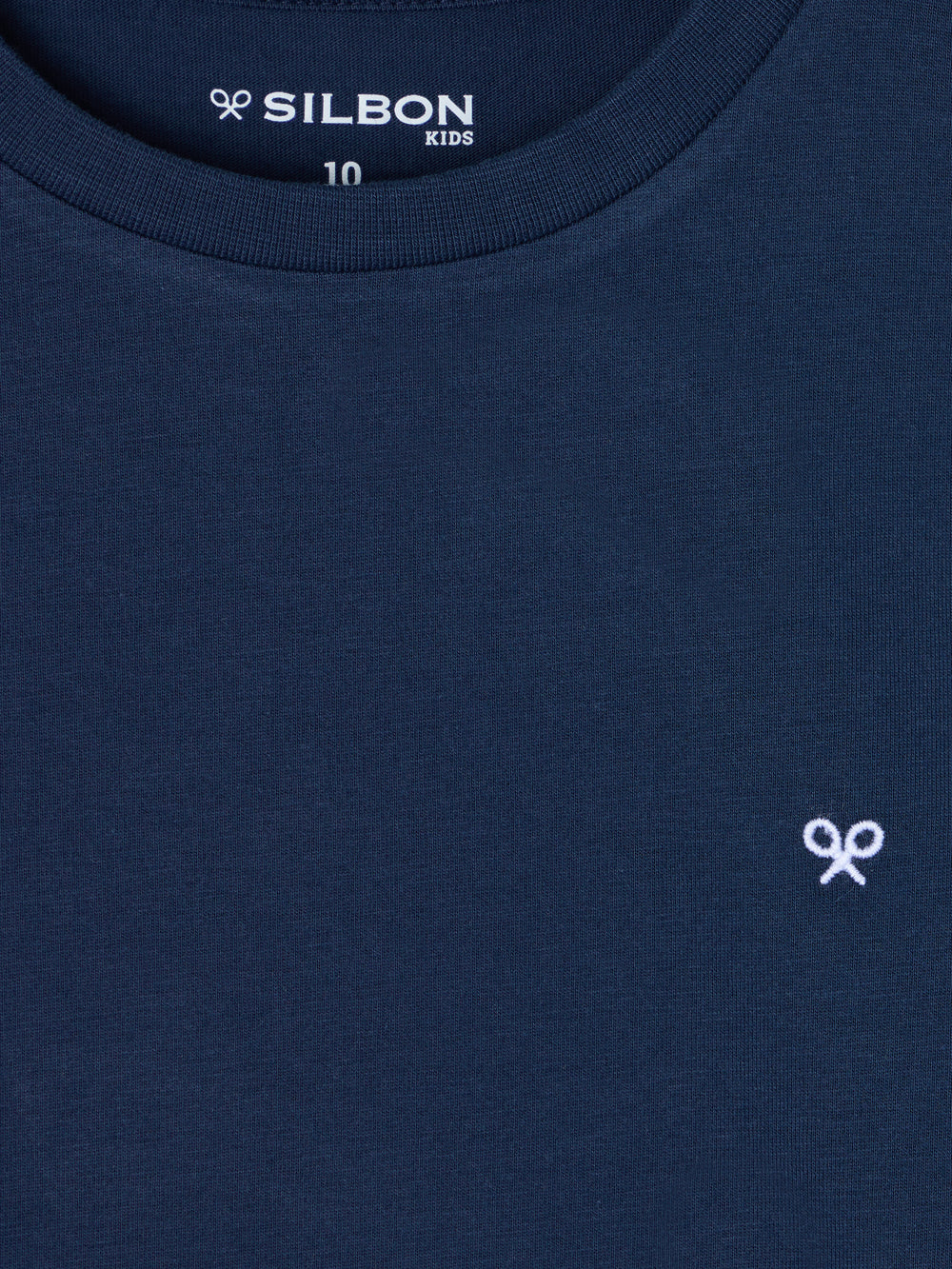 Kids navy blue mini logo t-shirt