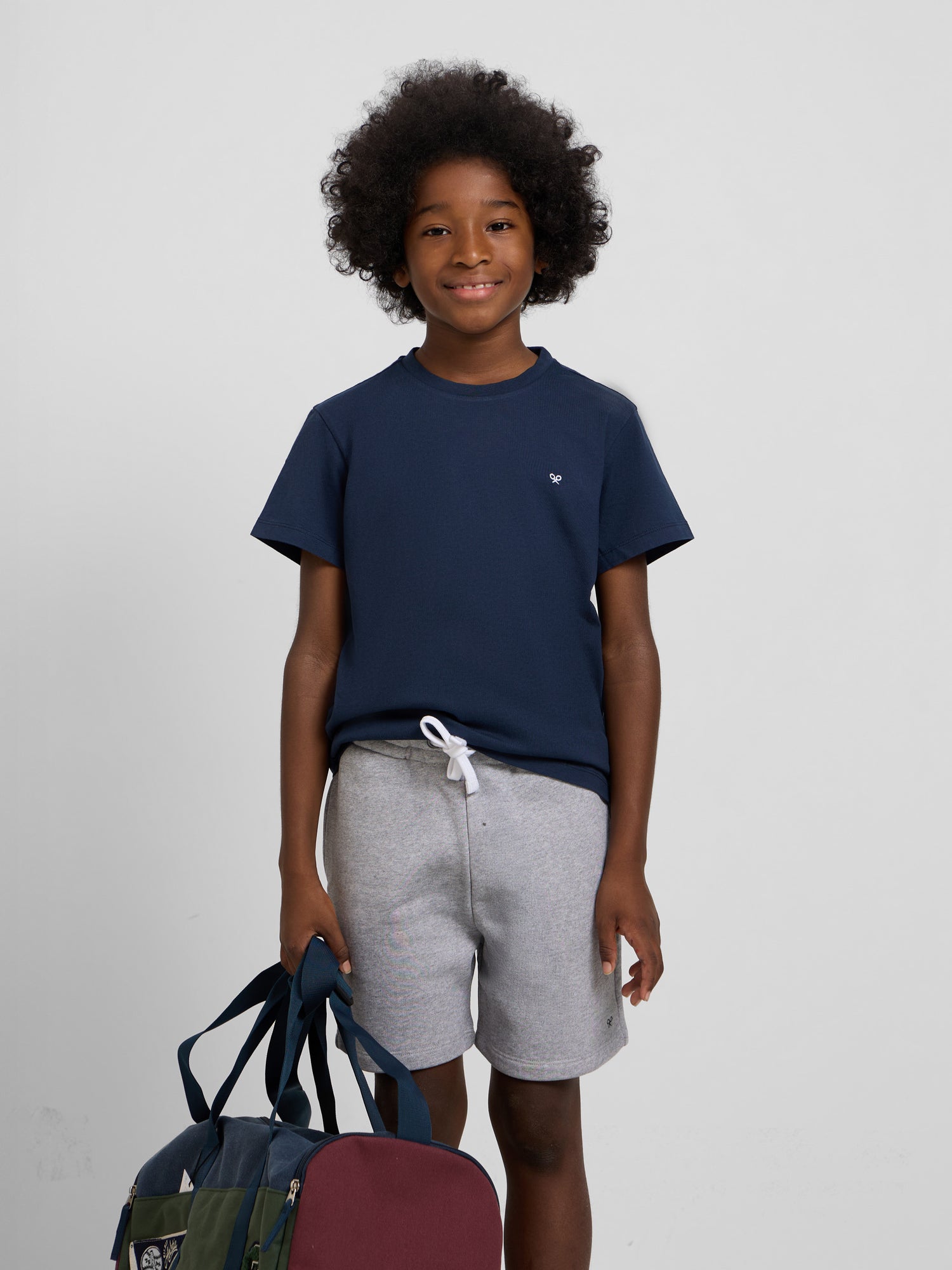 Camiseta kids minilogo azul marino